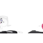 Slēpju stiprinājumi SAPHIR 45 S white pink