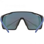 Uvex Mtn Perform Glasses Black Blue Matt Supravision Mirror Blue 2 1322721