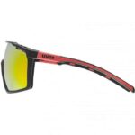 Uvex Mtn Perform Glasses Black Red Matt Supravision Mirror Red 3 1322730