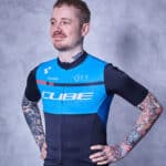 CUBE TEAMLINE Jersey S/S black´n´blue´n´white