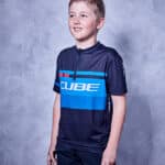 CUBE JUNIOR Teamline Jersey S/S black/blue/wht