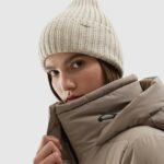 Down Jacket Light Brown 4faw23tdjaf237 82s 3