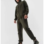 Sweatshirt Khaki 4f Aw23tswsm0774 43s