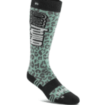 W Merino Sock Black Grey
