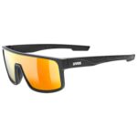 uvex LGL 51 black mat/mir.red