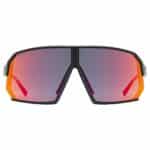 uvex sportstyle 237 black m./mir.red