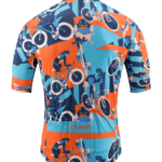 CUBE BLACKLINE Jersey CMPT S/S blue´n´orange