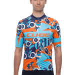CUBE BLACKLINE Jersey CMPT S/S blue´n´orange