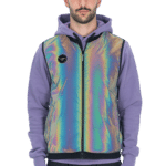 CUBE Safety Wind Gilet rainbow reflective
