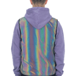 CUBE Safety Wind Gilet rainbow reflective
