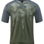 CUBE ATX Round Neck Jersey TM S/S olive´n´grey