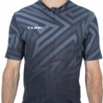 CUBE ATX Jersey Full Zip CMPT S/S black´n´grey