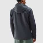 4F SOFTSHELL JACKET, ANTHRACITE/22s