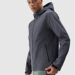 4F SOFTSHELL JACKET, ANTHRACITE/22s