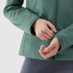 4F SOFTSHELL JACKET, DARK GREEN
