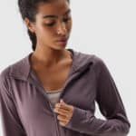 4F SWEATSHIRT FNK, LIGHT BROWN