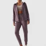 4F SWEATSHIRT FNK, LIGHT BROWN