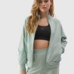 4F SWEATSHIRT, LIGHT GREEN/42s