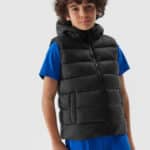 4F VEST JACKET, BLACK