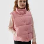 4F VEST JACKET, SALMON CORAL