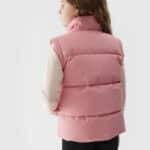 4F VEST JACKET, SALMON CORAL