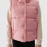 4F VEST JACKET, SALMON CORAL