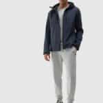 4F SOFTSHELL JACKET, DARK GREY/224