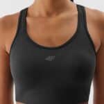 4F SPORT BRA, DEEP BLACK_20s