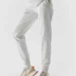 4F TROUSERS, COLD LIGHT GREY MELANGE