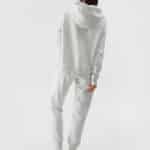 4F TROUSERS, COLD LIGHT GREY MELANGE