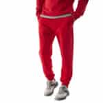 4F TROUSERS, DARK RED