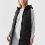 4F VEST JACKET, DEEP BLACK/114
