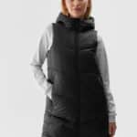 4F VEST JACKET, DEEP BLACK/114