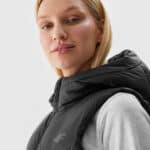 4F VEST JACKET, DEEP BLACK/114