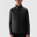 4F VEST JACKET, DEEP BLACK/098