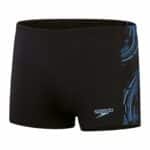 Speedo END +Tech Panel Aquashort M, Black / Curious Blue