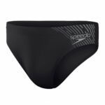 Speedo Medley Logo 7cm Brief M, Black / USA Charcoal