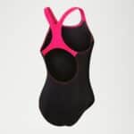 Speedo Medley Logo 1 Piece W, Black, Electric Pink
