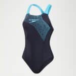 Speedo Medley Logo Medalist 1PC W, True Navy/Spritz