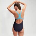 Speedo Medley Logo Medalist 1PC W, True Navy/Spritz