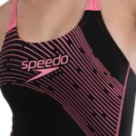 Speedo Medley Logo Medalist JR, Black / Fandango Pink