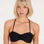 Protest PRTSOLEMAN bandeau bikini , True Black