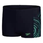 Speedo Plastisol Placement Aquashort , True Navy / Harleq
