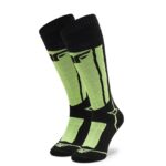 4F BOY’S SKI SOCKS, YELLOW NEON