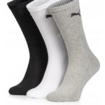 Puma PUMA CREW SOCK 3P white-grey-black