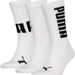 Puma PUMA UNISEX BIG LOGO CREW 3P white