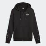 Puma ESS TAPE FZ Hoodie FL PUMA Black