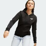 Puma ESS TAPE FZ Hoodie FL PUMA Black