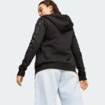 Puma ESS TAPE FZ Hoodie FL PUMA Black