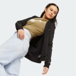 Puma ESS TAPE FZ Hoodie FL PUMA Black